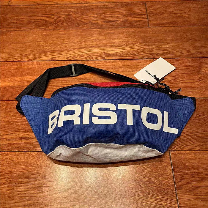 Kokukura One Tree F C R B SQUARE LOGO WAIST BAG Colorblocked Shoulder Shoulder Waist Bag 18SS