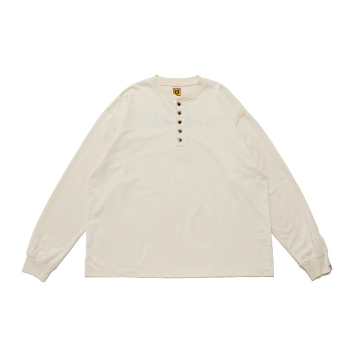 HUMAN MADE NECK LONG-T LOGO Henry Leader Sleeve T-shirt 22SS