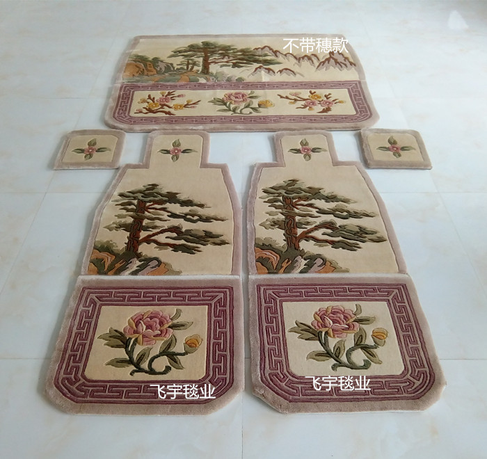 High - end carpet hand - made wool cushion hand cut back cushion 