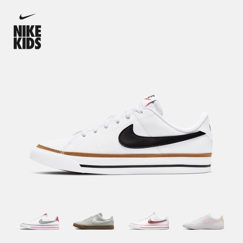 Nike Официальная детская спортивная обувь Nike для мальчиков и девочек COURT LEGACY, легкая спортивная обувь в стиле ретро DA5380