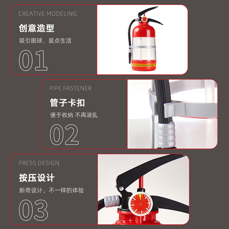 Fire Extinguisher Water Cup, Fire Extinguisher Shaped Water Cup, Hand-Pressed Fire Extinguisher Kettle, Beverage Bucket, Fire Extinguisher Cup
