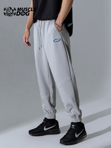 Muscle Dog Tide Brand Autumn New Loose Bundle Feet Running Training Fitness Pants Pants Sports Leisure Pants Men