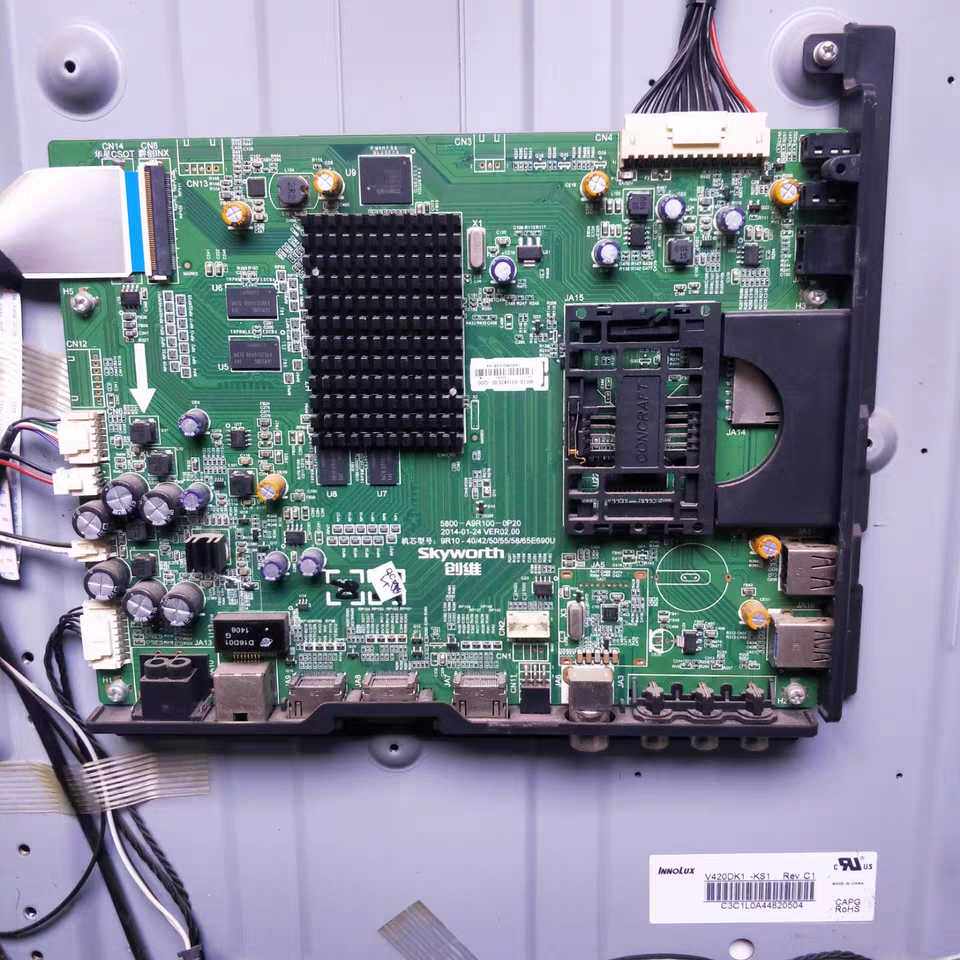 Original Skyworth 42E690U 42E8EUS motherboard 5800-A9R100-0P20 with screen V420DK1