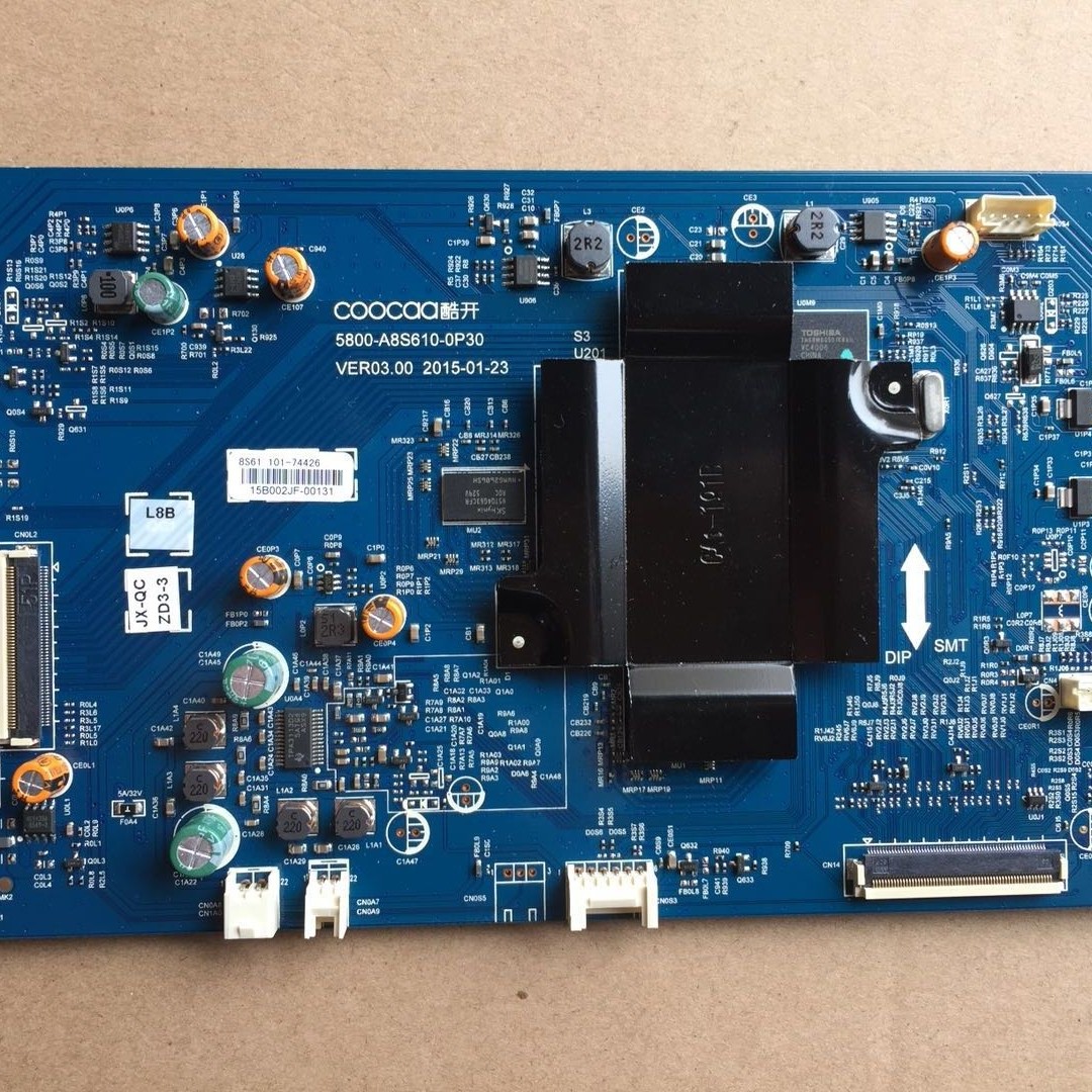 Original Skyworth cool open A43 motherboard 5800-A8S610-0P30 with screen REL430FY (LD0-000)
