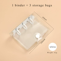 Белый с 3 мешками для хранения