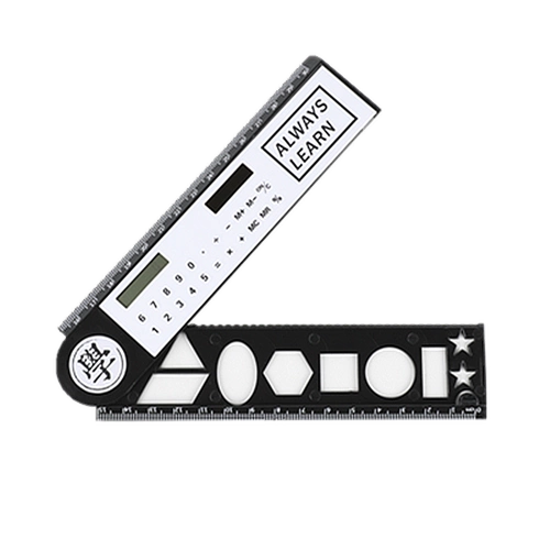 Универсальная линейка, милые обучающие канцтовары для школьников на солнечной энергии