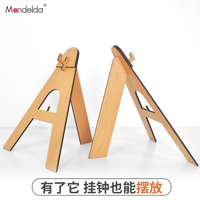 Mandelda is free to punch the desktop support frame with its hanging clock can put the shoot front contact customer service to match