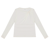 Aimu·CHUANG Xiangyun autumn and winter womens wool seamless flat collar long-sleeved bottoming shirt autumn coat CA721222