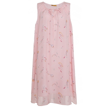 Admiration Royal Brocade Pajamas Womens Spring and Summer Silk Chiffon Round Neck Vest Nightgown-Miaoyin HJ21484