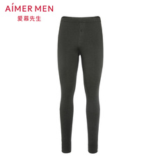 Кальсоны aimer men爱慕先生男士打底保暖加厚秋裤羊毛双层长裤ns73c942