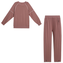 Aimu pajamas for women spring and autumn style long-sleeved 2023 new casual home wear set AM468631