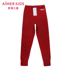 Кальсоны aimer kids爱慕儿童保暖内衣红品秋冬暖尚针织长裤秋裤ak373p12