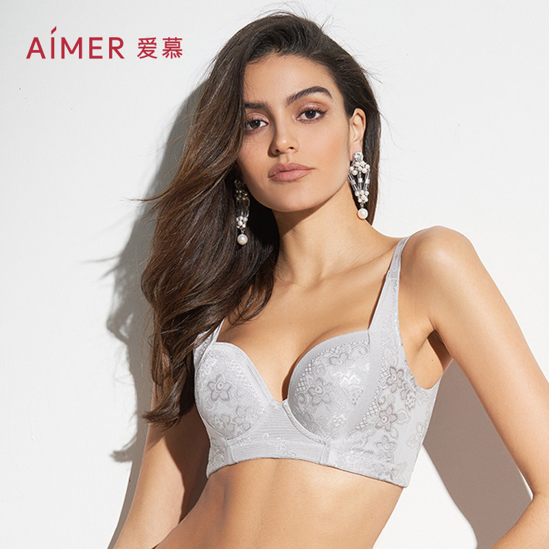 Love lingerie women enjoy thin big breasts small back widened pair of nipple beauty back big cup bra AM11571