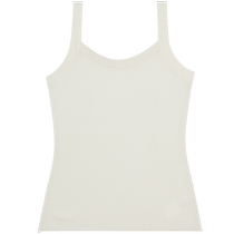 Aimu 24AW lightweight knitted bottoming womens autumn and winter warm wool solid color wide shoulder strap vest AM72A221