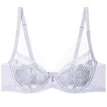 Adore Underwear Womens Spring and Summer Large Breasts Show Small Sexy Lace Thin Breathable Beautiful Back Bra AD130201