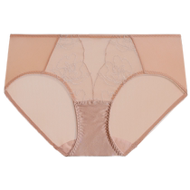 Love Rose Silk Panties Womens Cotton Bottom Crotch Sexy Lace Mid-waist Boxer Briefs AM23A061