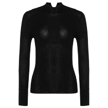 Aimu·CHUANG warm base womens autumn and winter red wool and silk high-neck long-sleeved sweater