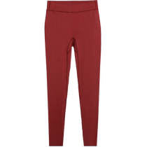 (Milk Leather Clothes) Aimu·CHUANG Thermal Underwear Womens Autumn and Winter Red Round Neck Small Turtle Neck Top Thermal Pants