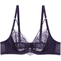 Admiring Underwear Womens Starry Walk Spring and Summer New Thin Cup Big Breast Showing Small Bra AM138521