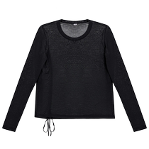 Aimu·CHUANG Xiangyun autumn and winter womens wool seamless round neck long-sleeved bottoming shirt autumn coat CA721221