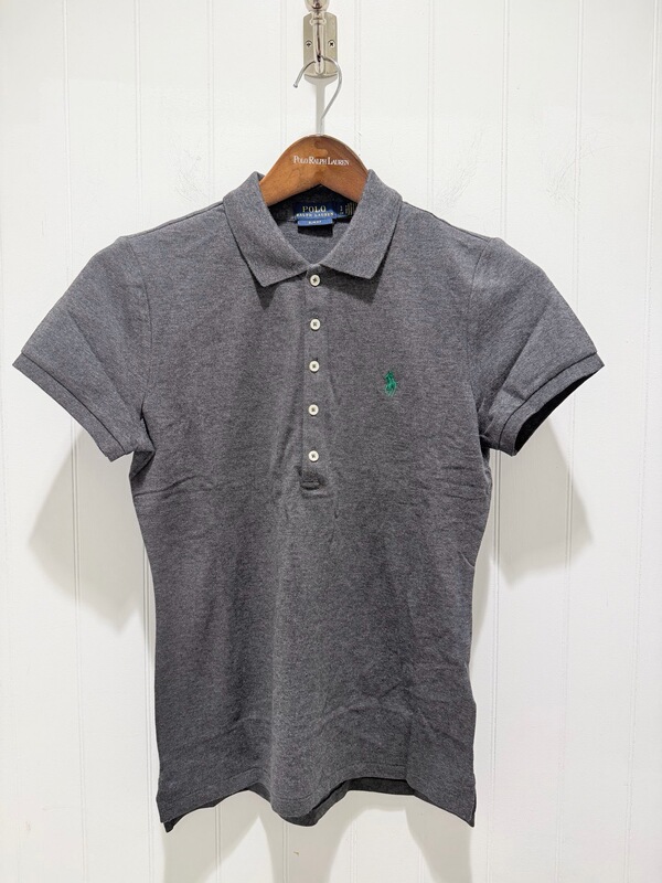 American Polo Ralph Lauren Women's Classic Five-Button Short-Sleeved T-Shirt for Adults, Pure Cotton