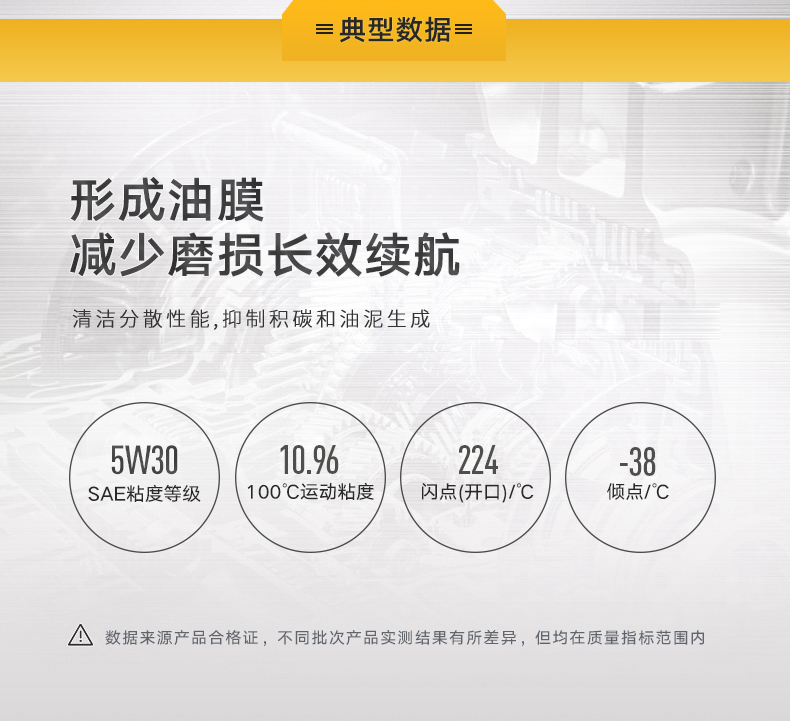 长城金吉星 SN 5W-30 全合成汽车机油 5L 图3