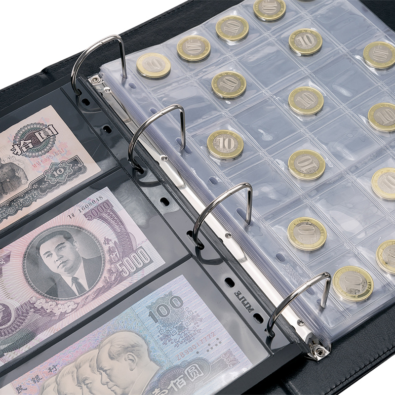 Increase in capacity commemorative coins collection 300 notes plus 300 coins collection Numismatic boxes Ancient copper money empty books