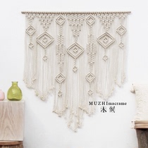 (Meteor) Modern simple hollow three-dimensional lace living room sofa bedside woven tapestry wall porch decoration