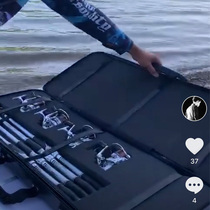 Tactical Box Long Hard Shell Hand Ripping Cotton Gear Suitcases Live-action CS Eat Chicken Kit Bag Toy Water Bomb Containing Box