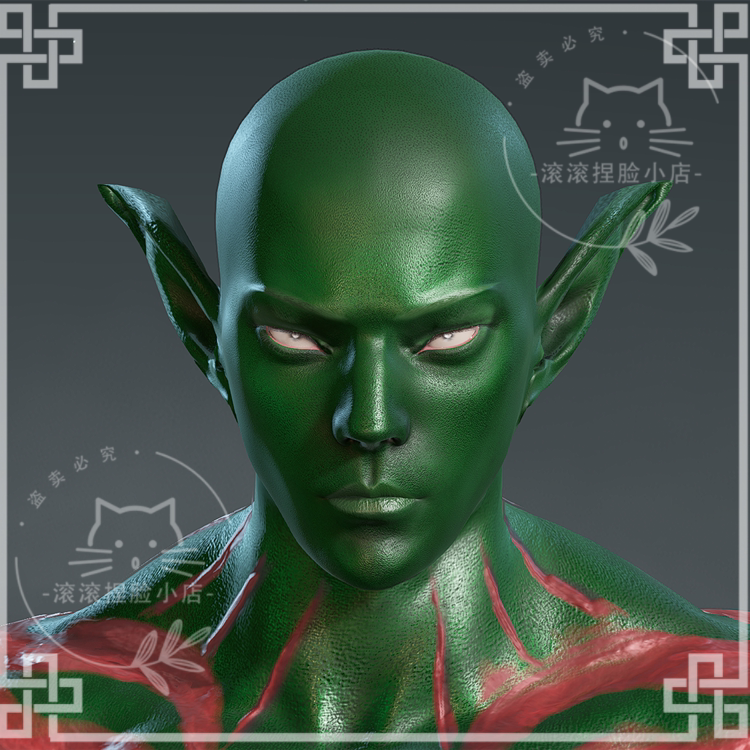 Eternal calamity pinching face data man Temur pinching face (Bick the big devil) wind man Genuine automatic delivery