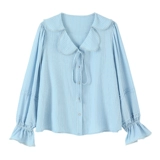 Летняя шифоновая рубашка, городской стиль, большой размер