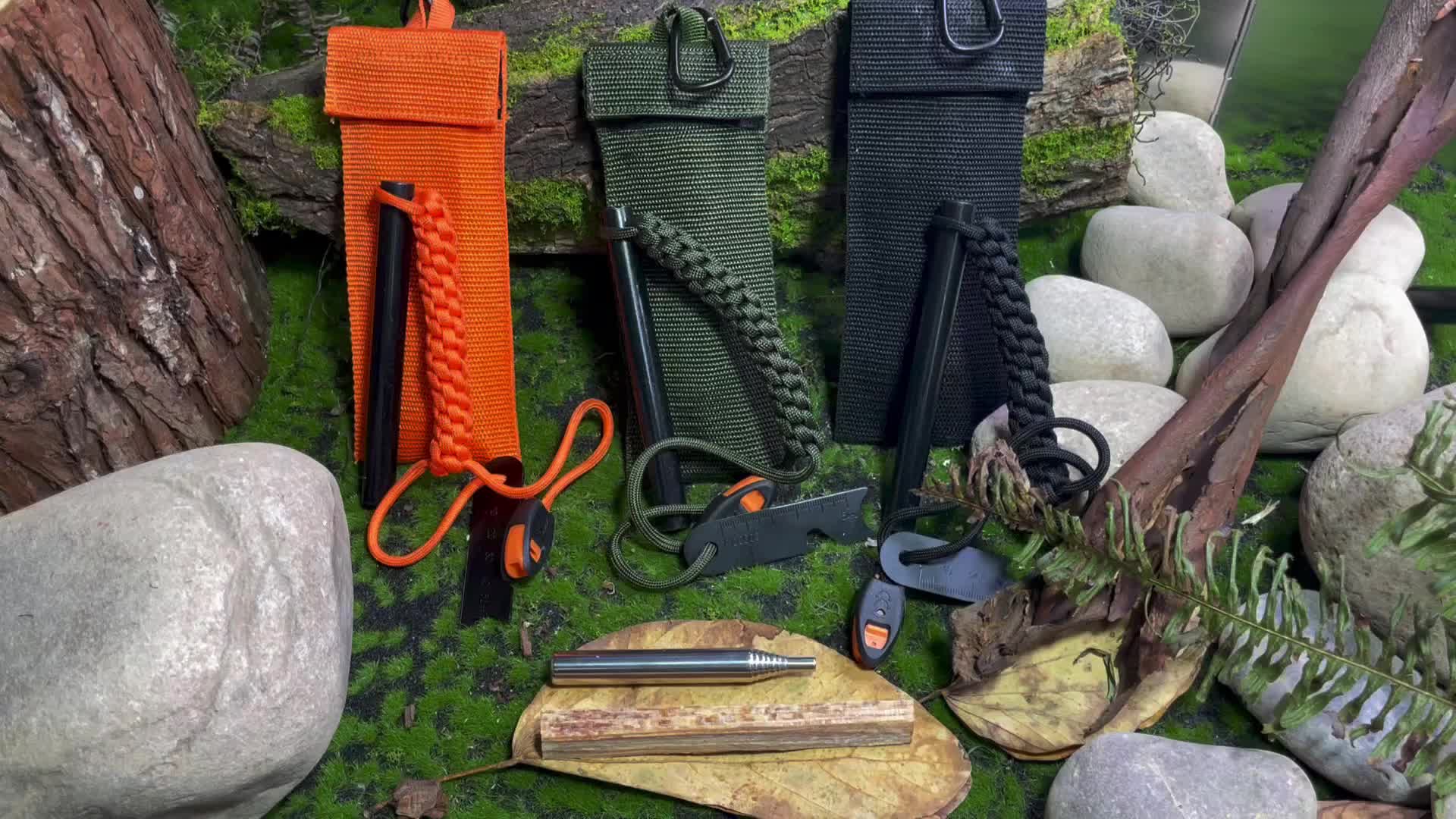 Essential Survival Stuff Pocket Fire Bellow Fatwood Stick Fire Starter