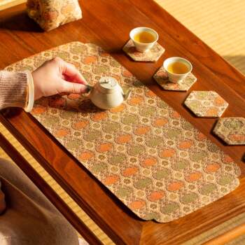 Zhishe dry bubble mat coaster double-sided tea set accessories
