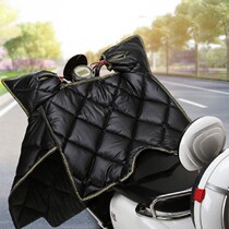 Apply Yidi electric car wind shield by electric bottle car Winter black gush thickened Electric Moo to increase warm and chill women