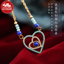 Phoenix Nirvana Heart Necklace Female choker Original Design Chinese Style Jewelry 2021 New (Heart Yao)