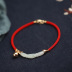Phượng hoàng Nirvana gió retro dây đỏ vòng chân nữ handmade chuông gợi cảm năm nay có tiếng nói gió quốc gia chạm trán lắc chân pnj Vòng chân