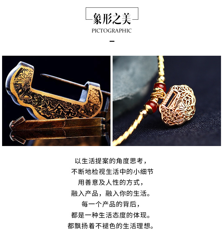 Phượng hoàng Nirvana dây đỏ vòng chân nữ cổ khóa gợi cảm làm bằng tay đôi bạn gái dân tộc gió lắc chân nữ phong thủy