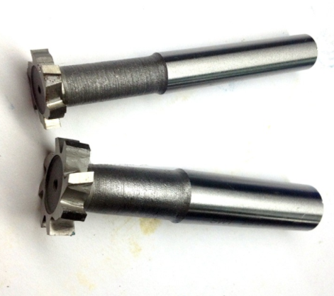 Straight shank T shaped groove milling cutter T-shaped knife round groove trapezoidal groove milling cutter high speed mesh T milling cutter T5 6 8 10 12 12 14