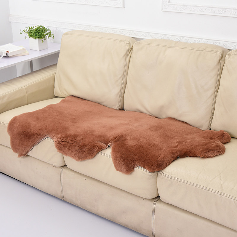 Australian sheep leather cushion pure lamb fur integrated car cushion whole sheet?Chair cushion car cushion single cushion with a single cushion