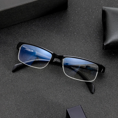 100-400 градусов закончили миопические очки. Мужчины и женщины имеют модную наполовину обработанную ультра-легкую литературную рамку с модным бизнесом