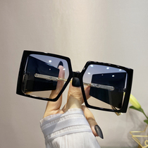 Sunglasses female senior sense ins sun glasses 2021 new anti-ultraviolet bright gm brown glasses Net red model