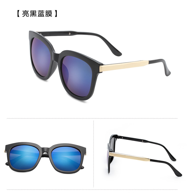 Kính râm nữ kính sao 2018 mới kính râm cá tính nữ tròn mặt nam Hàn Quốc lưới đỏ kính dior