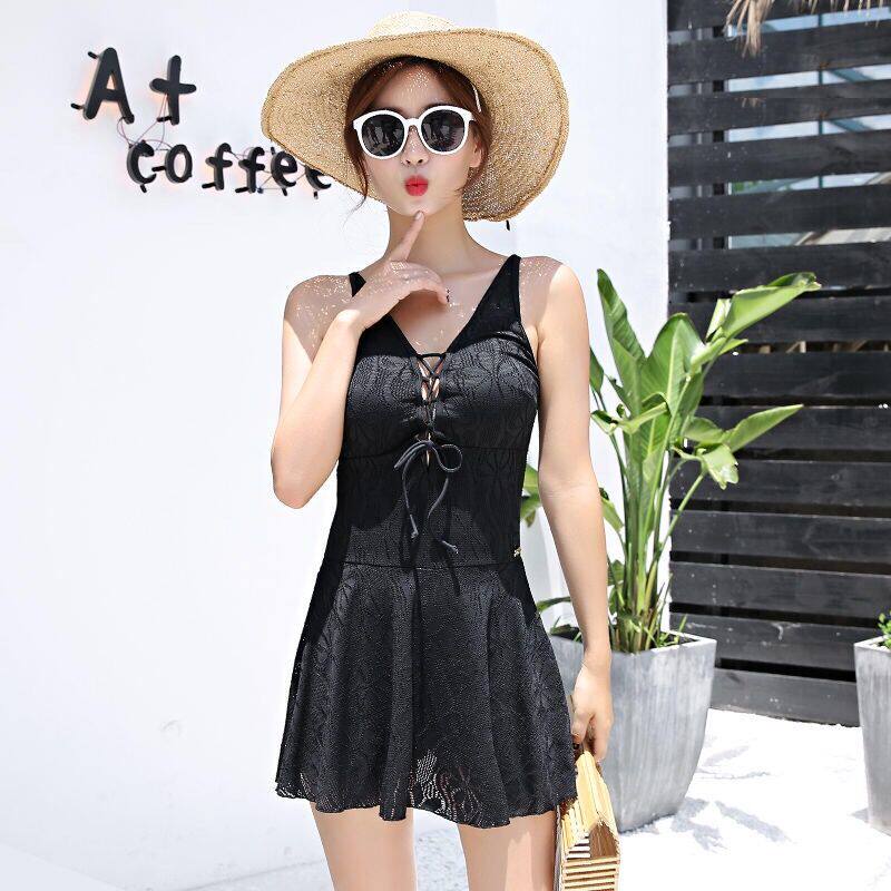 (Broken code welfare) Li Ning swimsuit women's new belly thin fashion print sexy one-piece swimsuit 493