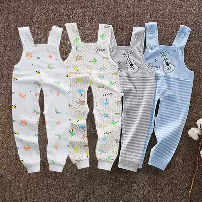 Baby baby bag pants spring and autumn start children boys cotton bottoming sanitary pants women baby Summer trousers thin single strip