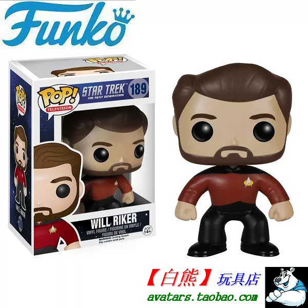 ФИГУРКА FUNKO POP Star Trek STAR TREK Уилл Райкер