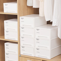 25x37x14cm transparent pure white day style 1 10 15 lattice classified drawer plastic containing finishing box