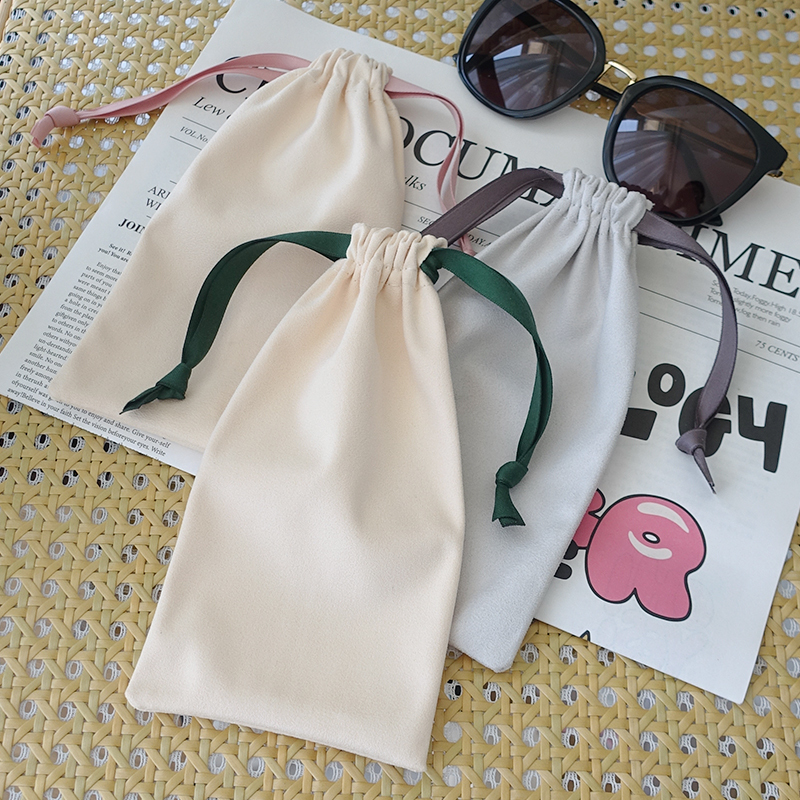 Travel Myopia Glasses Pouch Cloth Bag Simple Sunglasses Storage Bag Portable Sunglasses Pouch  Glasses Pouch Bag