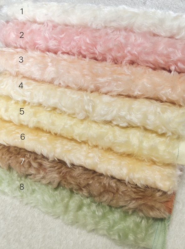 Steiff Schulte 25mm Thick Curly Mohair (See Details Page for More Information)