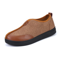 Brand monk shoes new spring summer autumn round head breathable monk shoes non-slip wear-resistant monk shoes Arhat shoes single shoes