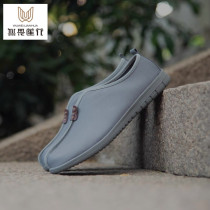 Fearless Lotus Monk Shoes Buddhist Buddhas Single Shoes Monk Shoes Monk Shoes Rohan Shoes Buddhist Sea Green Summer men and women